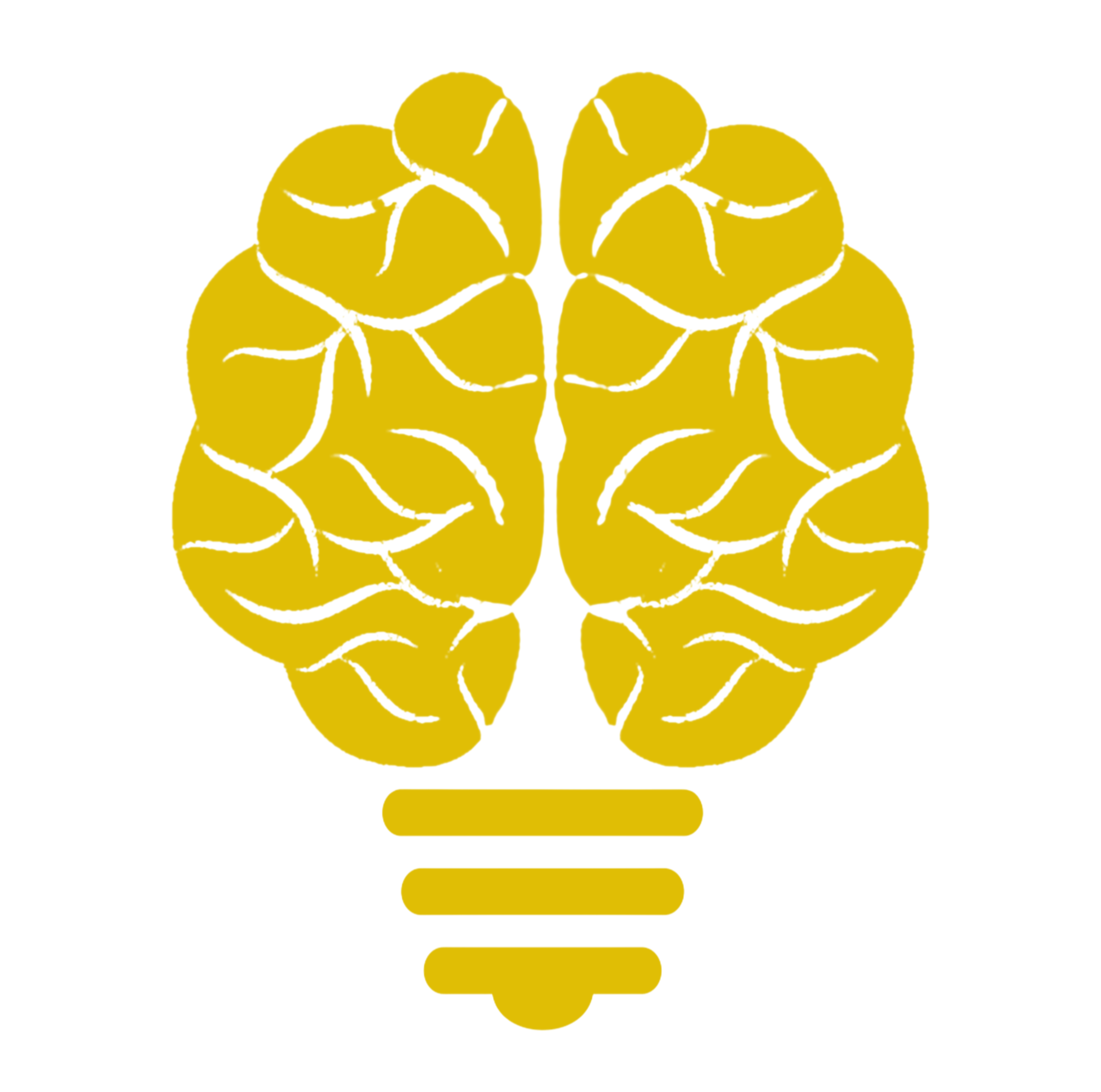A logo of a brain as a bulb